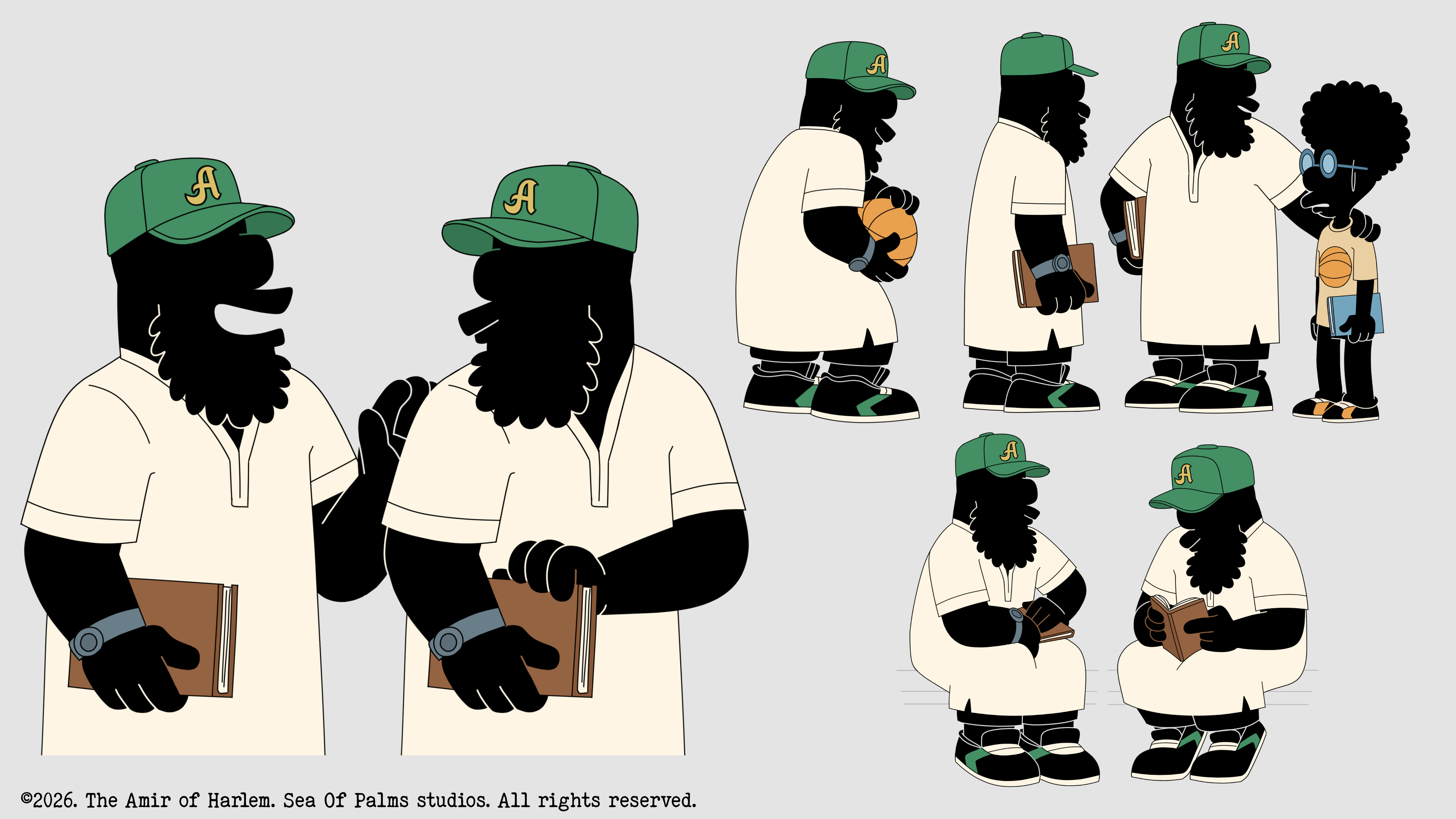 Amir character color development