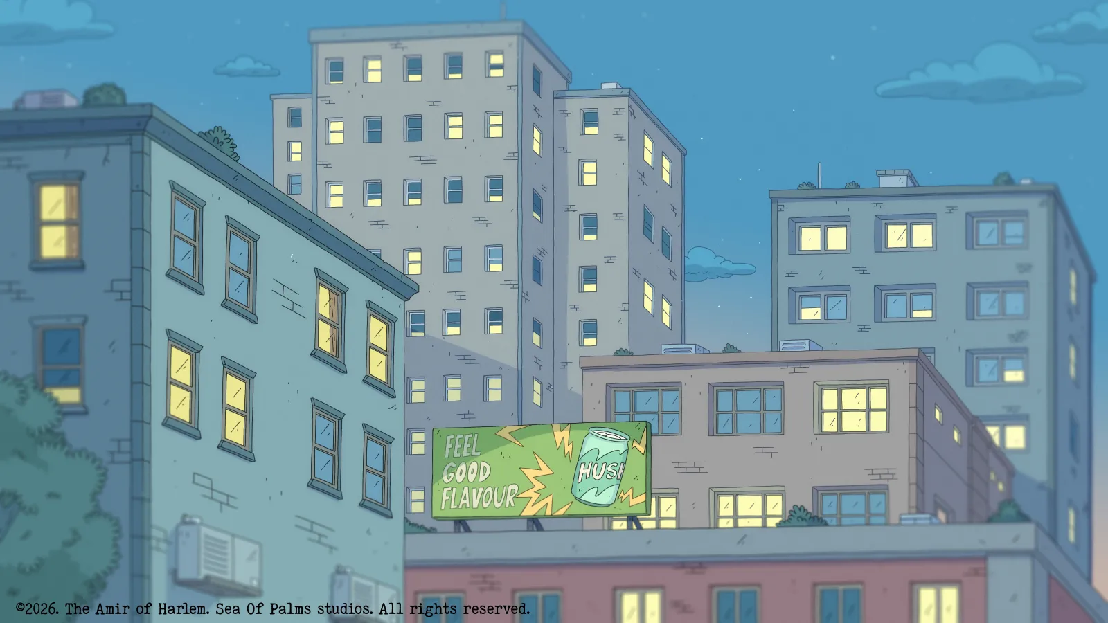 Harlem buildings in Episode 04