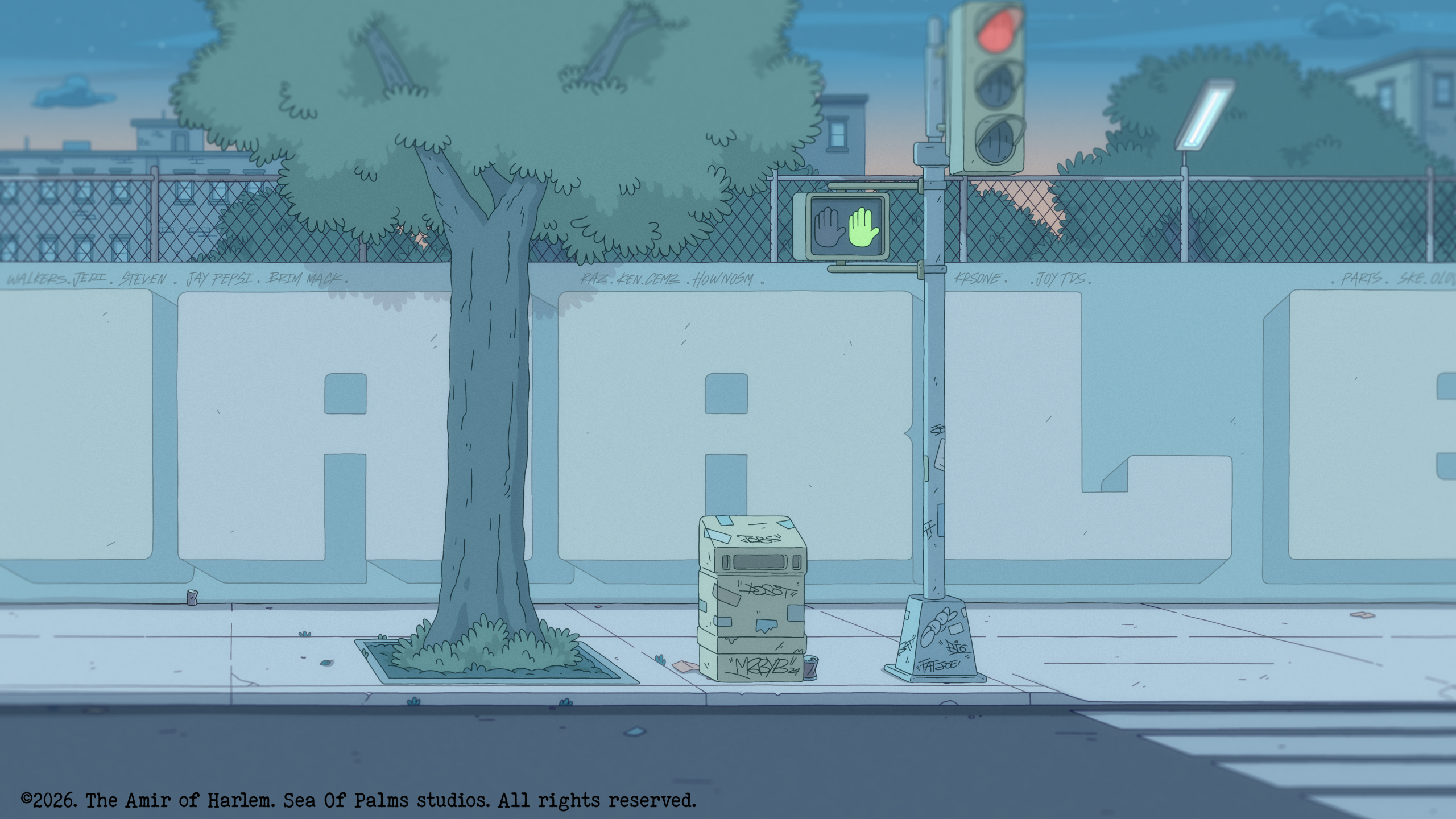 Harlem street — view 1